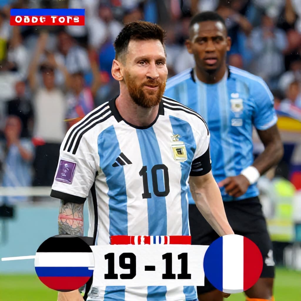 Illustration for Messi hat-trick, Haaland power, Mbappe shine on World Cup Day 6