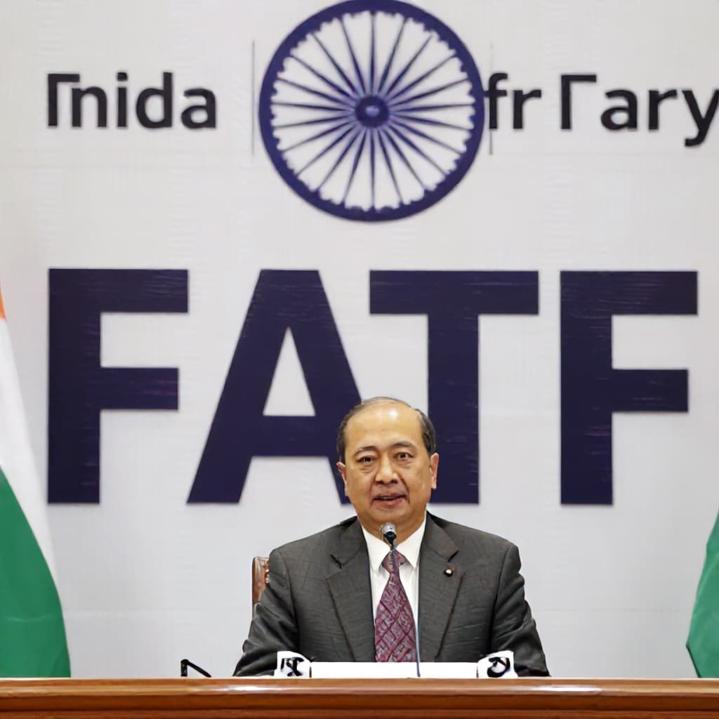 Illustration for India gets vice presidency of FATF, a first