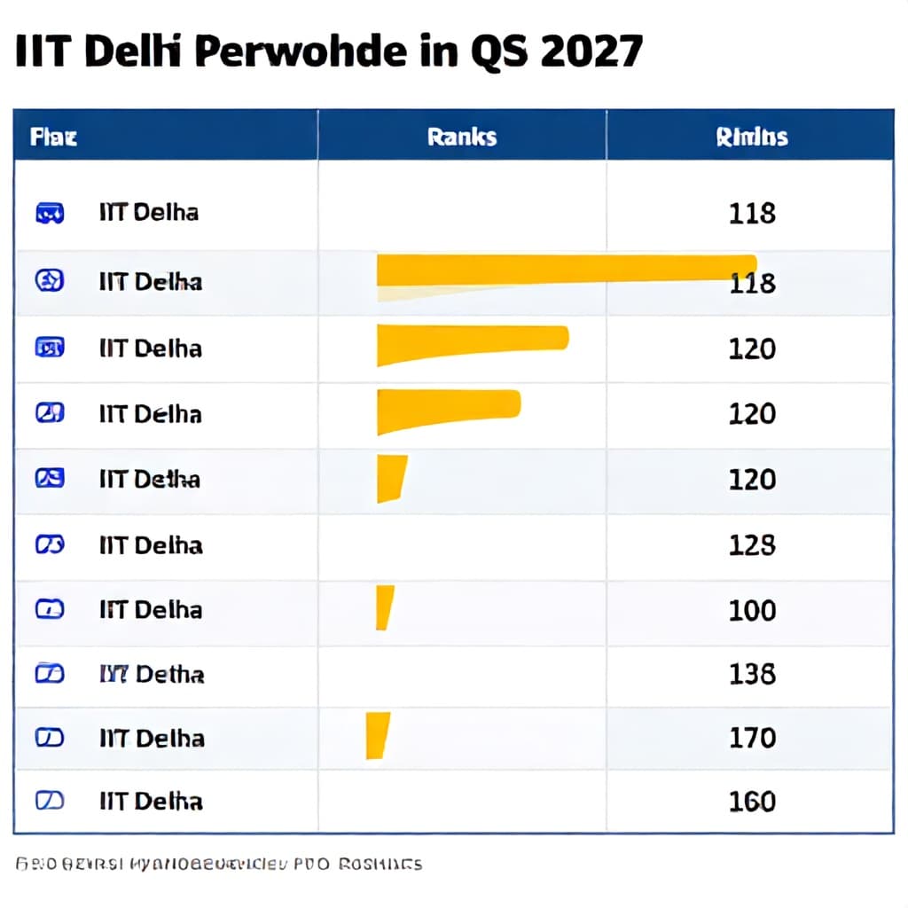 Illustration for IIT Delhi ranks 118 worldwide in QS 2027, India's best