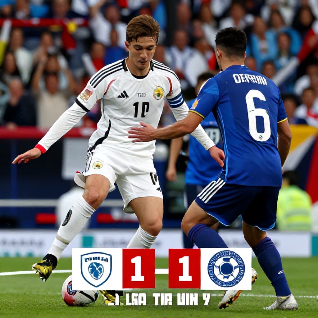 Illustration for Yamal scores early, Spain gets first win, joins Messi-Pele club
