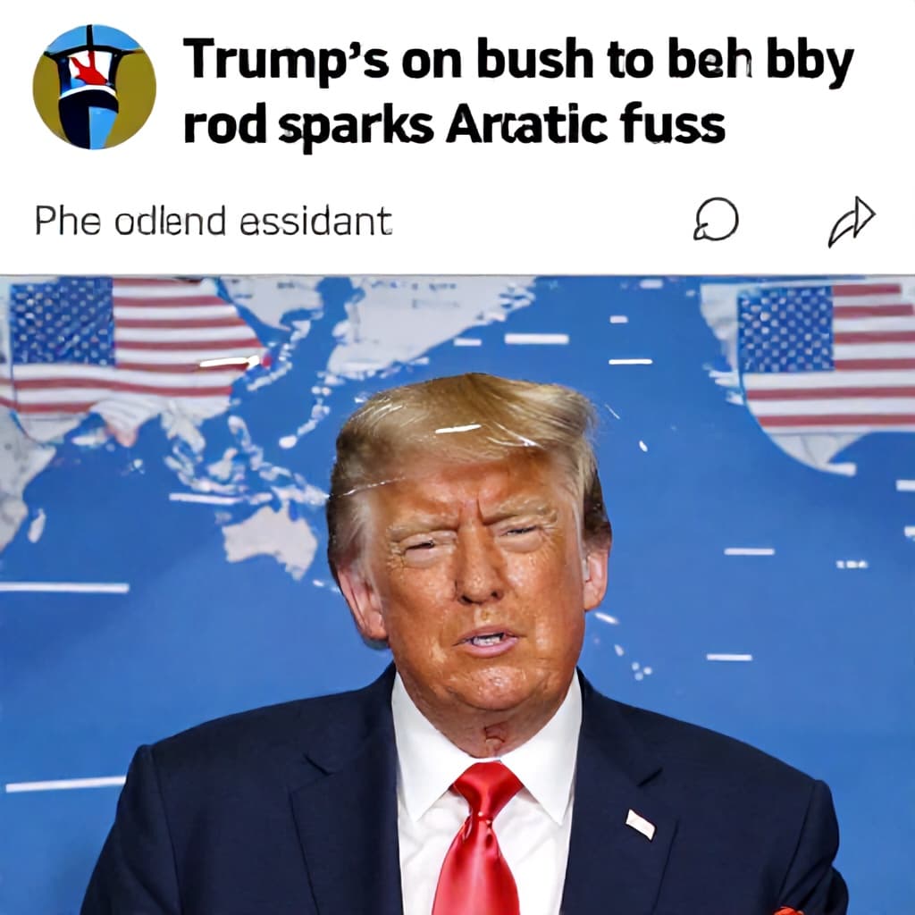 Illustration for Trump's weird push to buy Greenland sparks Arctic fuss