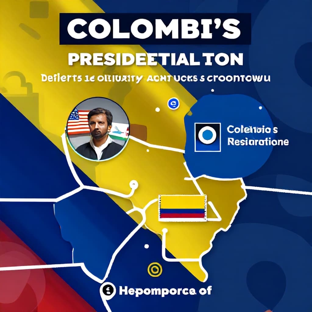 Illustration for Colombia's presidential runoff underway amid security and economy worries