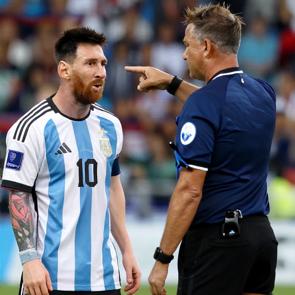 Illustration for SA coach Broos points to Messi, calls FIFA's Zwane ban too harsh