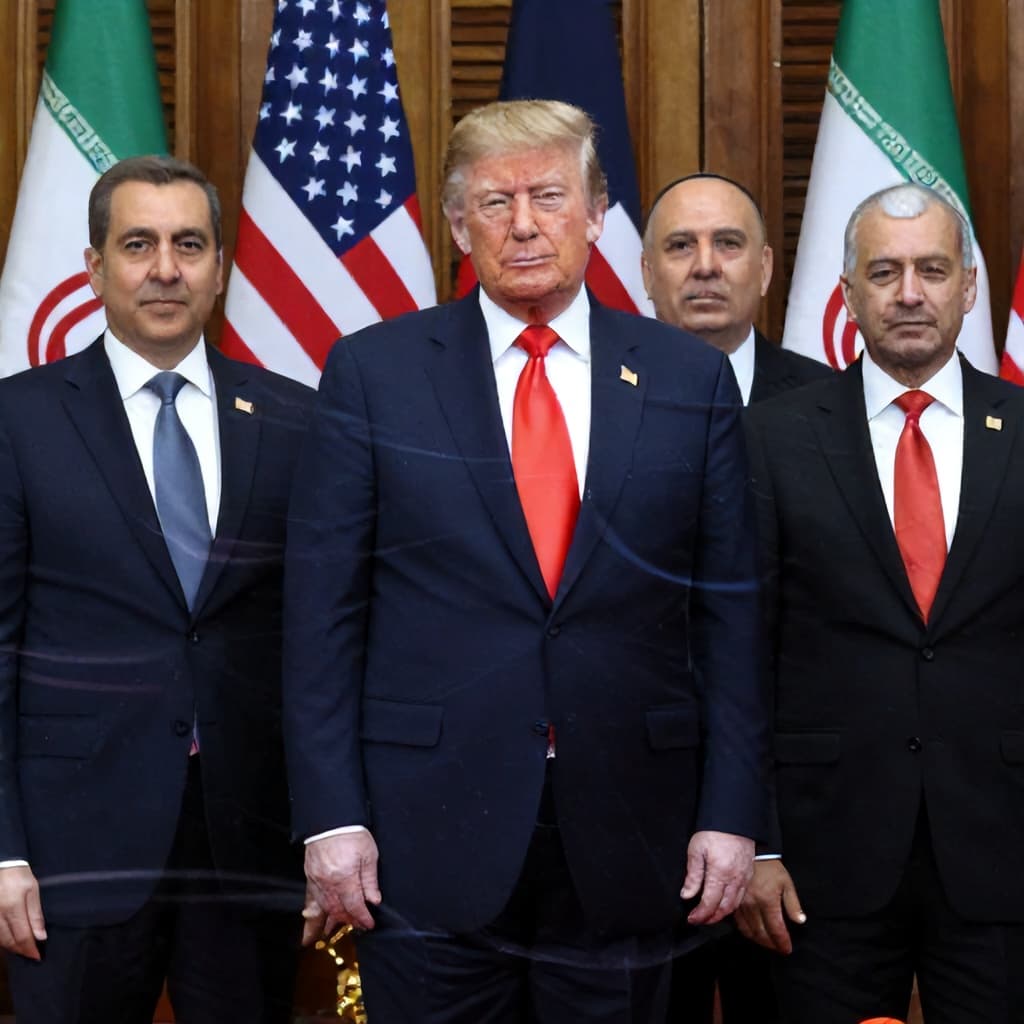 Illustration for Iran delegation leaves Switzerland talks after Trump's new threat